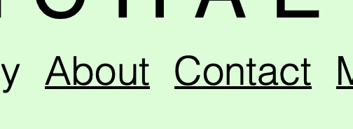 Screen recording mousing over links that change colour.